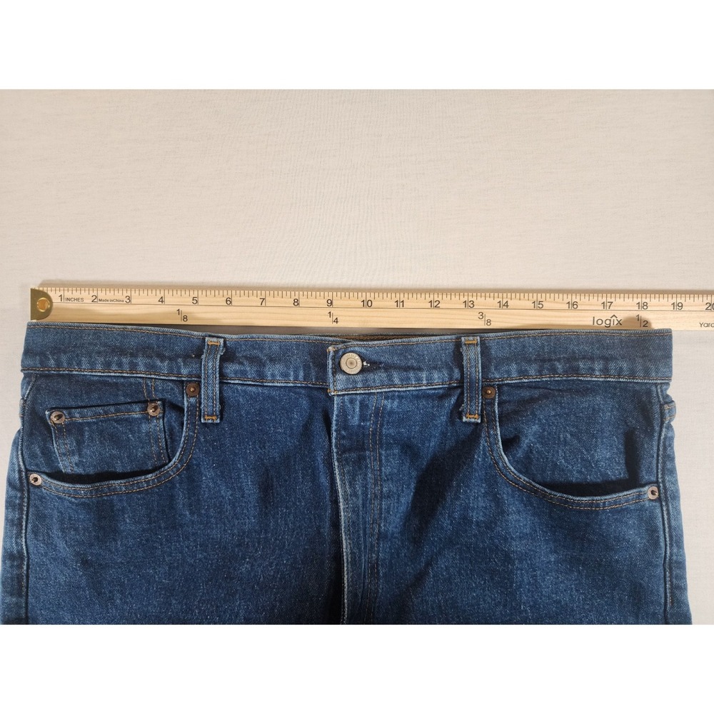 Abercrombie & Fitch Womens 32/14R 90s Straight Ultra High Rise Denim Blue Jeans - Picture 5 of 9